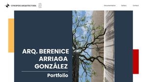PORTAFOLIO ARQ ARRIAGA GONZALEZ BERENICE