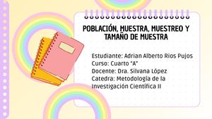 Población Y Muestra, Conceptos Básicos, Muestreo En Estudios Cuantitativos, Tamaño De Muestra