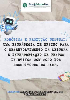 Robótica E Produção Textual