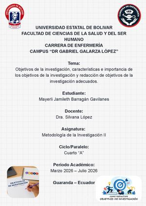 Objetivos De La Investigación