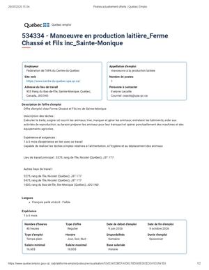 Ferme Chassé Et Fils Inc Sainte Monique 534334