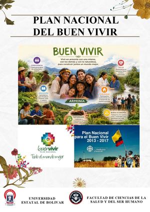 Plan Nacional Del Buen Vivir