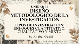 Diseño Metodológico De La Investigación Gualli Anabel