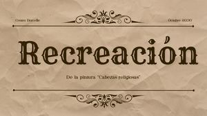 Recreación de una pintura