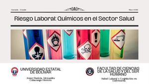 Salud Laboral Riesgos Quimicos En El Personal De Salud