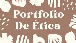 Presentación Portfolio Creativo Abstracto Beige Y Marrón