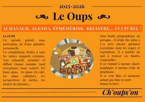 Oups Mai Juin 2026