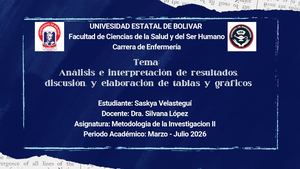 Analisis E Interpretacion De Datos, Discusión Y Elaboracion De Graficos Y Tablas_