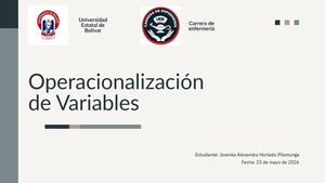 Operacionalización De Variables 1