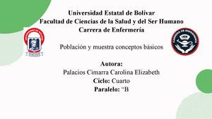 Población Y Muestra