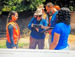 Defesa Civil De Maceió E Serviço Geológico Do Brasil Mapearam 25 Localidades Na Capital Foto Fotos Diogo