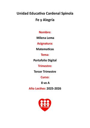 Proyecto Interdisciplinario 3er Trimestre Milena Lema