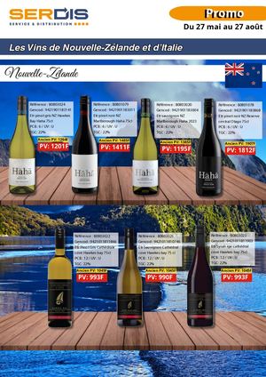 Promo Vins De Nouvelle Zélande Et Italie