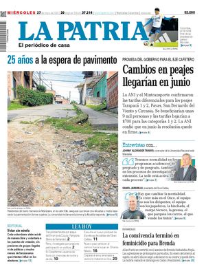 Portada 27 de mayo del 2026