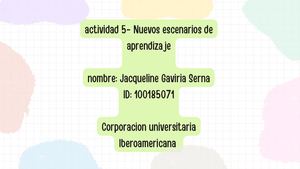 Actividad 5-Nuevos escenarios de aprendizaje