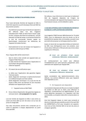 Procédure Sav Fnac Consommateurs