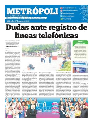 Metropoli Miércoles 27 De Mayo 2026