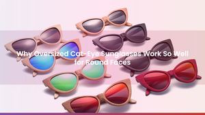Why Oversized Cat-Eye Sunglasses Work So Well for Round Faces