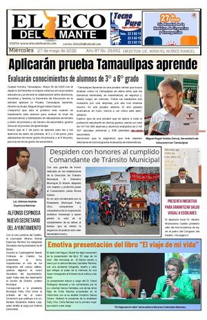 Miércoles 27 de mayo de 2026