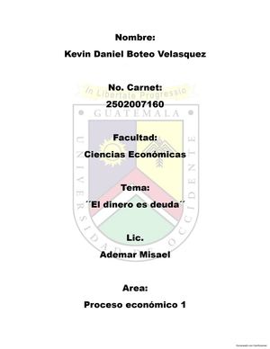 El Dinero Es Deuda Kevin