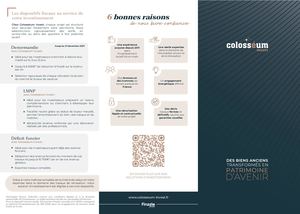 Brochure Colosséum Invest 2026