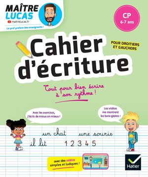 Cahier d'écriture Maître Lucas - CP
