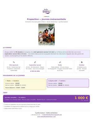 Proposition Journee Evenementielle 1