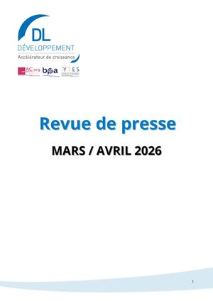 Revue De Presse - Mars/Avril 2026