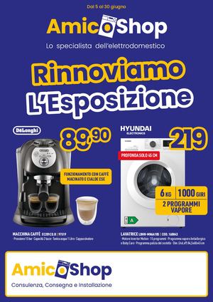 VOLANTINO AMICO SHOP GIUGNO 2026