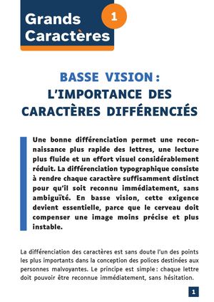 Grands Caractères N°1
