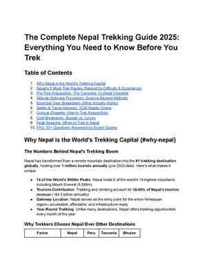 The Complete Nepal Trekking Guide 2025 Everything You Need To Know Before You Trek