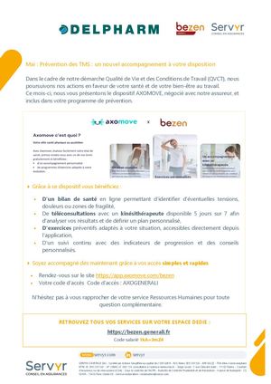 Communication Mai Delpharm