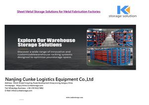 Sheet Metal Storage Solutions For Metal Fabrication Factories