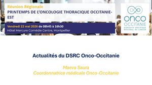 RR Thorax 2026 Actualités Du Dsrc Onco Occitanie - Maeva SAURA