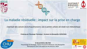 RR Thorax 26 : La Maladie Résiduelle, Impact Sur La Prise En Charge - Benoit ROCH