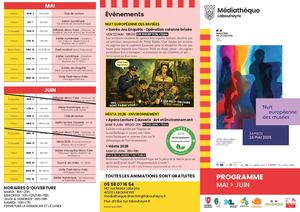 Programme Mai Juin 2026 v270526