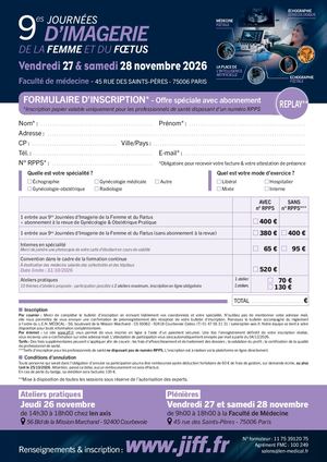 Bulletin D'inscription Jiff 2026