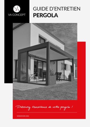 Va Concept Guide D'entretien Pergola V1