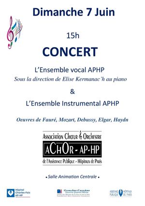 Dimanche 7 Juin 15h Ensembles Vocal Et Instrumental Achor