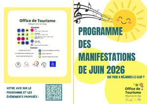Programmes Des Manifestations Juin 2026