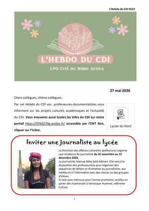Hebdo 20260527