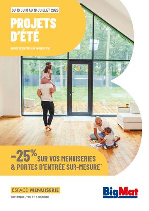 BigMat LE VELLY Catalogue Projets Eté Espace MENUISERIE 2026