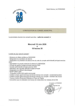 Convocation Cm 10 06 26 Affichage