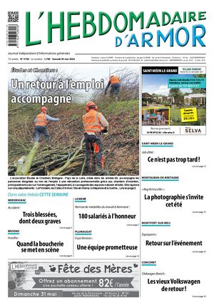 L'Hebdomadaire d'Armor n°3750 du samedi 30 Mai 2026