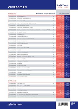 Dalloz Plaquette Efl S1 2026