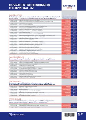 Dalloz Plaquette Pro S1 2026