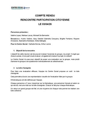 Compte Rendu 03 04 26