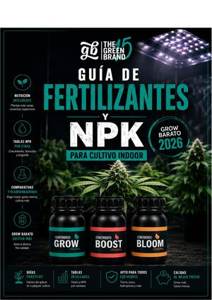 Guía De Fertilizantes Y Npk Para Cultivo Indoor (Grow Barato 2026)