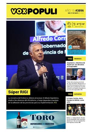 Tapa Vox Miércoles 27 05 2026