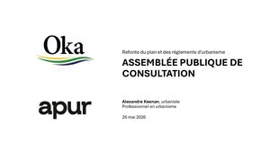 2026 - Plan d'urbansime (Présentation)